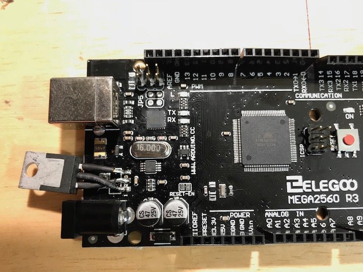 7805 on Mega clone board